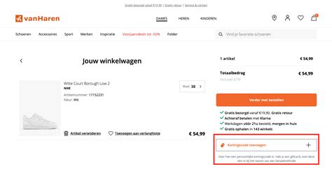 kortingscode van haren